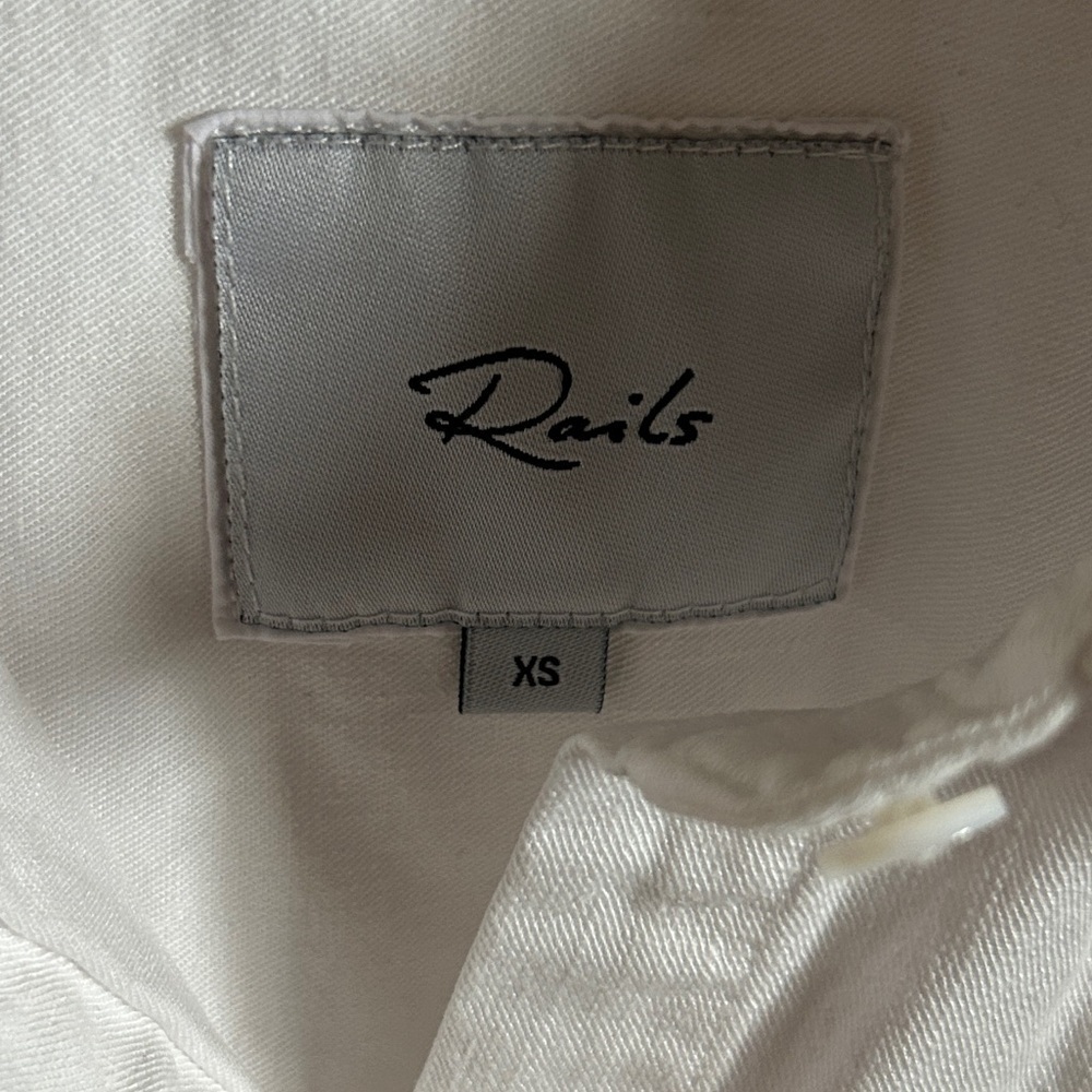 Rails Ingrid Shirt White with Star Pattern - Picture 5 of 9